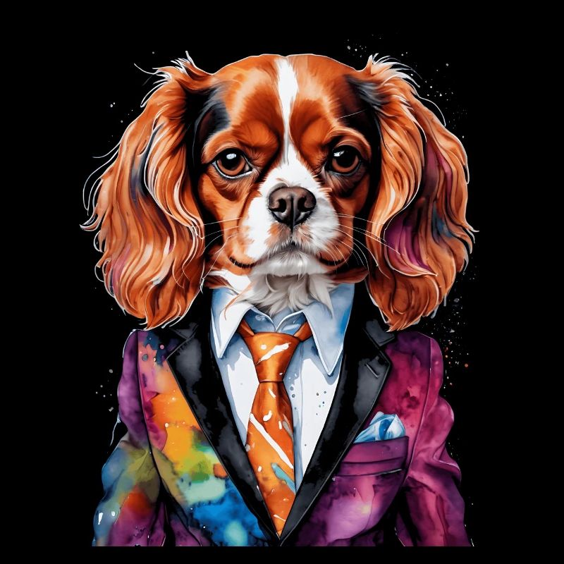 Cavalier King Charles Spaniel Costume Imprimé Chien