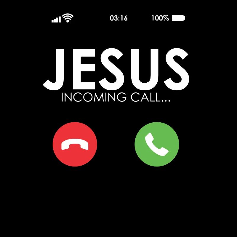 Jesus Is Calling Jesus ruft an Christen