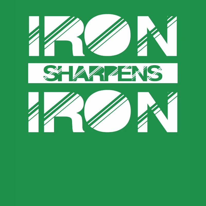 Iron Sharpens Iron Christian Workout Iron