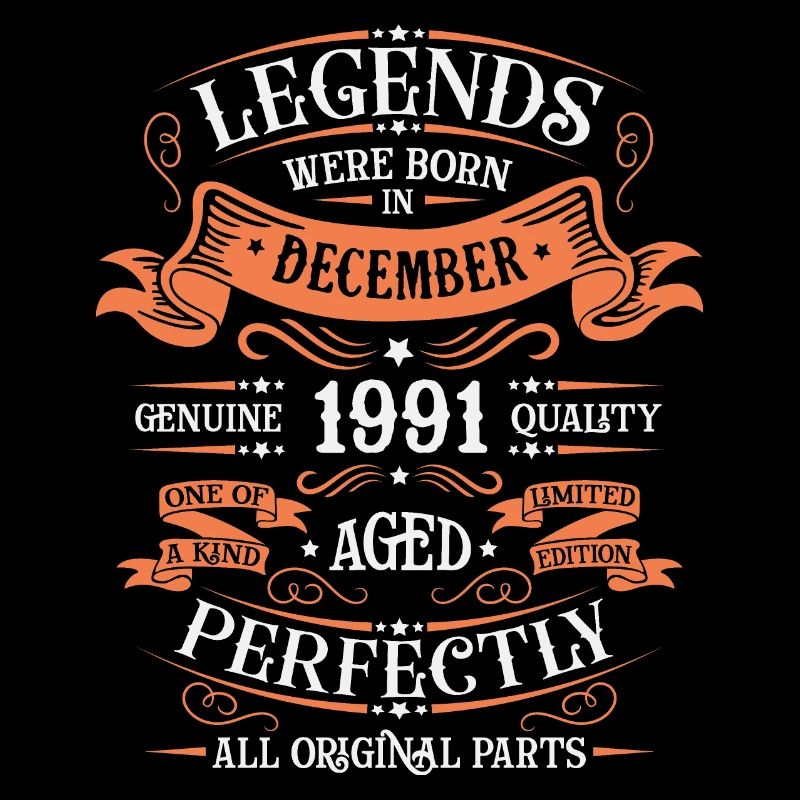 Die Legenden wurden im Dezember 1991 geboren Geschenk