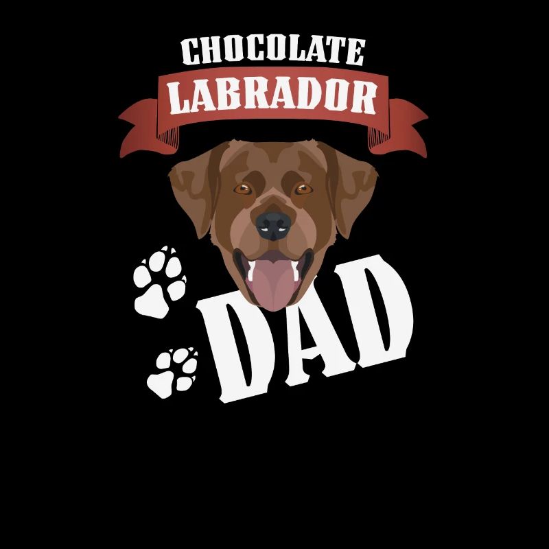 Schoko Labrador, Lab Dad, Hundepapa