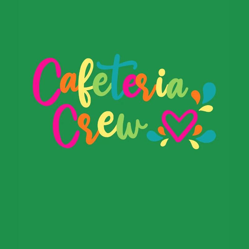 Cafeteria Crew School Lunch Lady Worker Squad mit