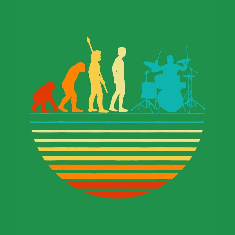 Cool Drummer Drumming Drums Percussion I Evolution