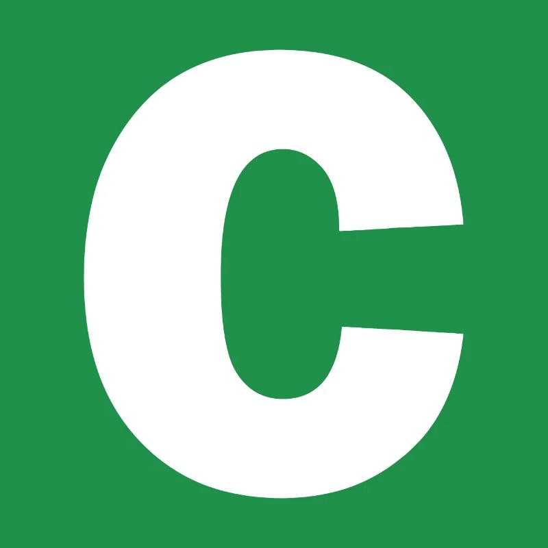 Buchstabe C Großbuchstabe Alphabet Monogramm Initialbuchstabe c