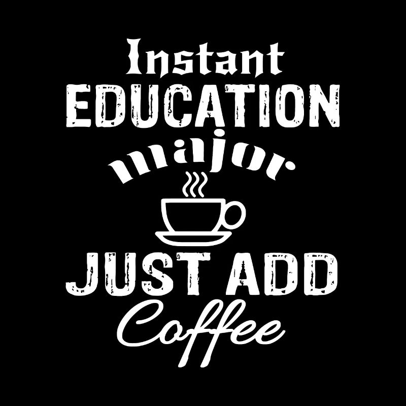 Éducation instantanée majeure il suffit d’ajouter Coffeecontemonfre