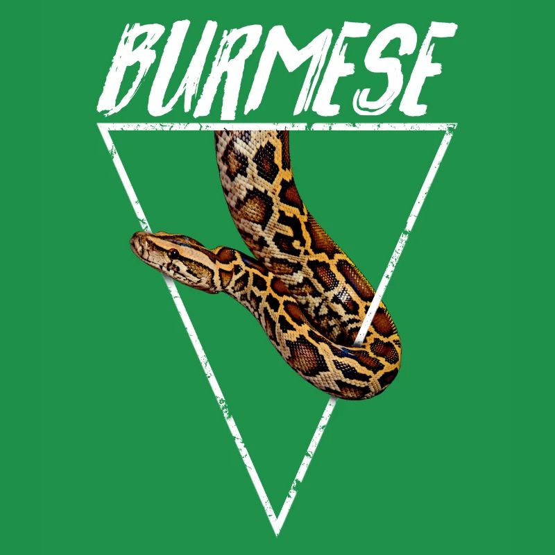 Burmesischer Python Besitzer Geometrisch