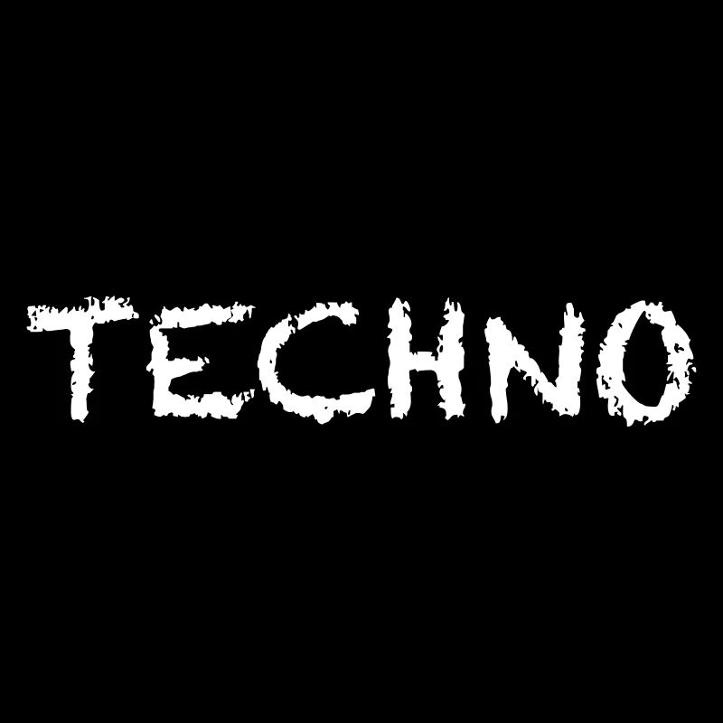 Techno chalkduster Rave clothing Techno clothes