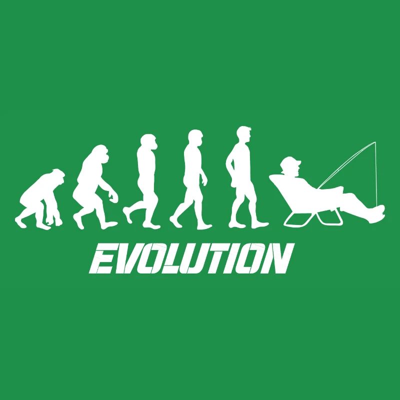 Tee shirt évolution pêche