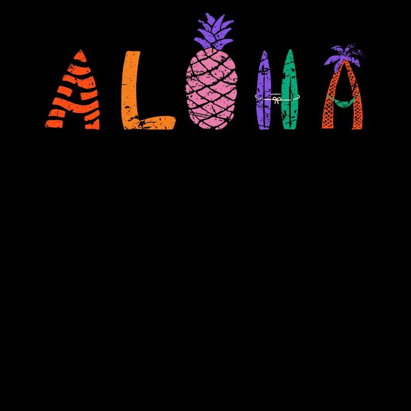 Aloha pineapple design for beach lovers pineapple