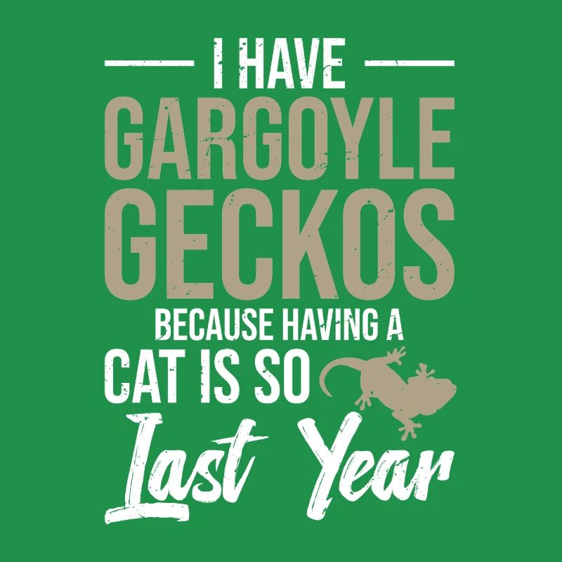 J’ai des geckos gargouilles parce que c’est comme ça, un