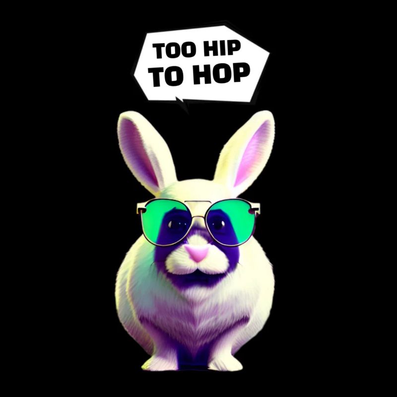 Lapin de Pâques - Trop branché pour sauter