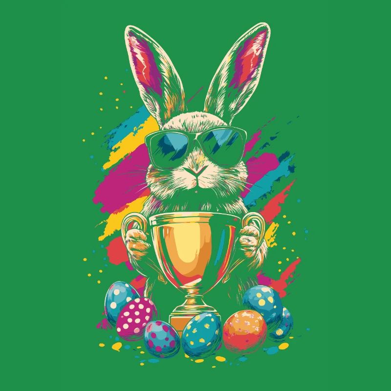 Easter Bunny Easter Eggs Egg Hunt Winner Cup