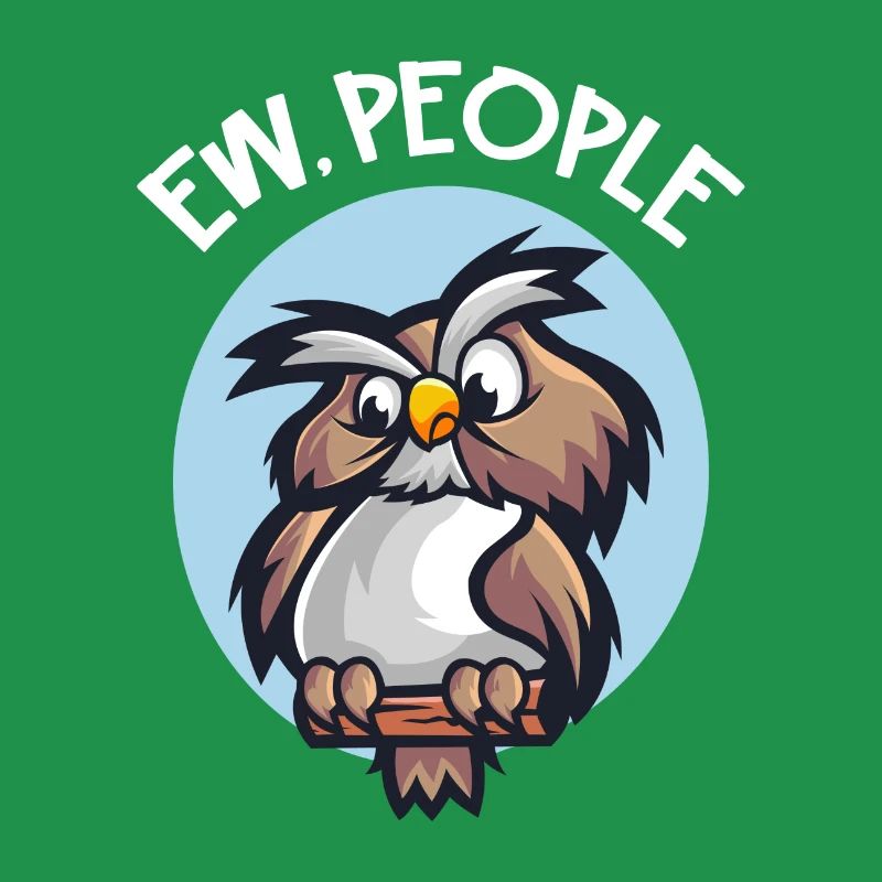Ew People Lustige Comic Eule