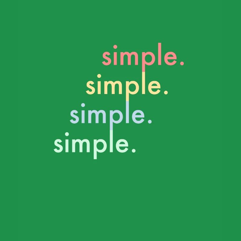 Conception de chemise simple - Simple