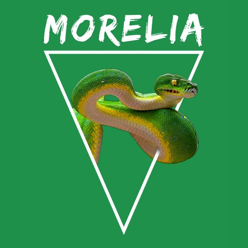 Arbre vert Python Morelia Viridis Propriétaire de serpent