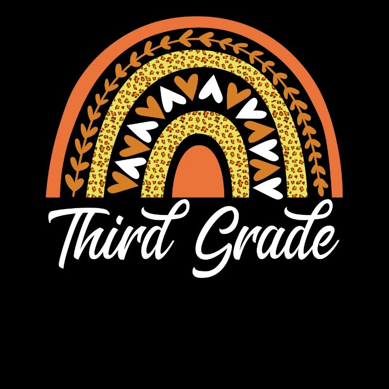 Leopard Rainbow Design Third Class For