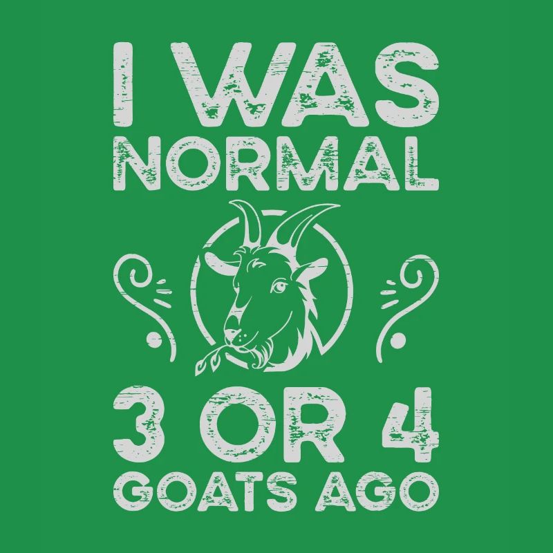Ich war normal 3 oder 4 Ziegen vor Viehzucht