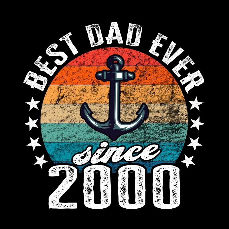 Bester Papa der Welt seit 2000 Anker