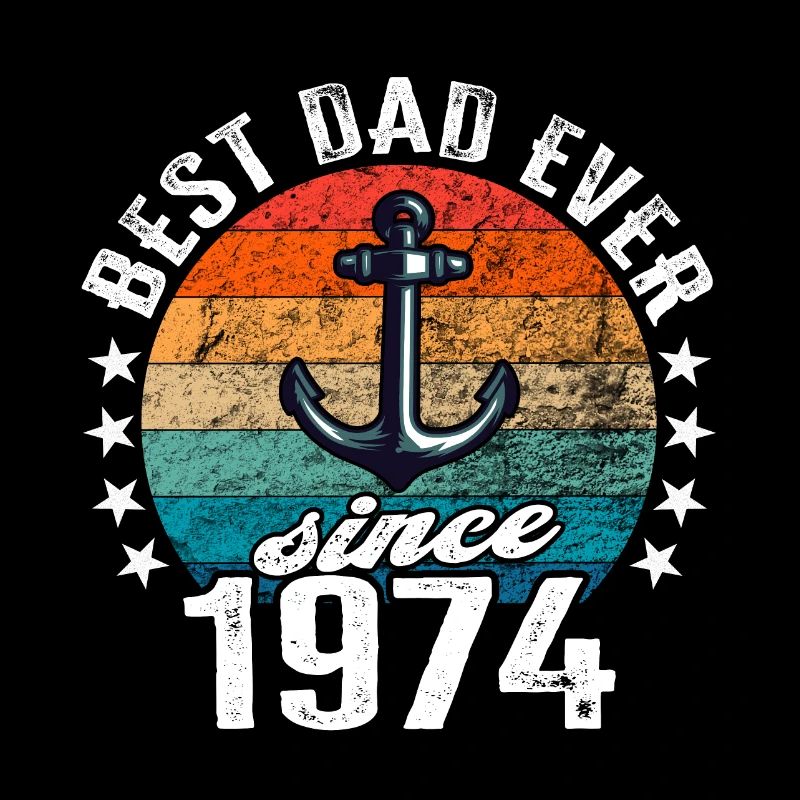 Bester Papa der Welt seit 1974 Anker