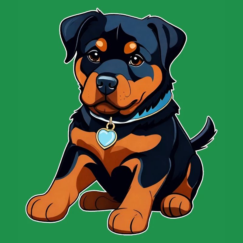 Chiot Rottweiler mignon