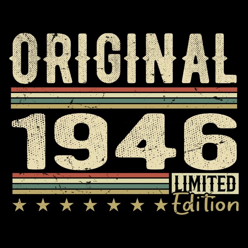 Original 1946 - Retro 1946 Birthday Gift