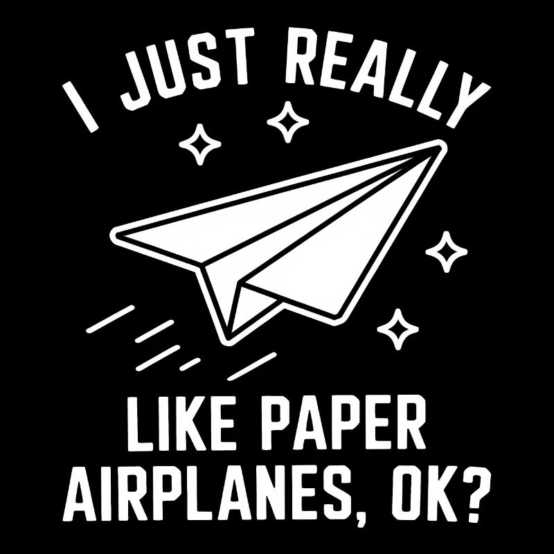 Papierflieger Spruch Witz Papierflugzeug Geschenk