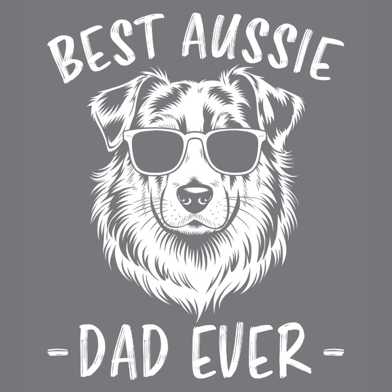 Australian Shepherd Dad Funny Aussie Gift