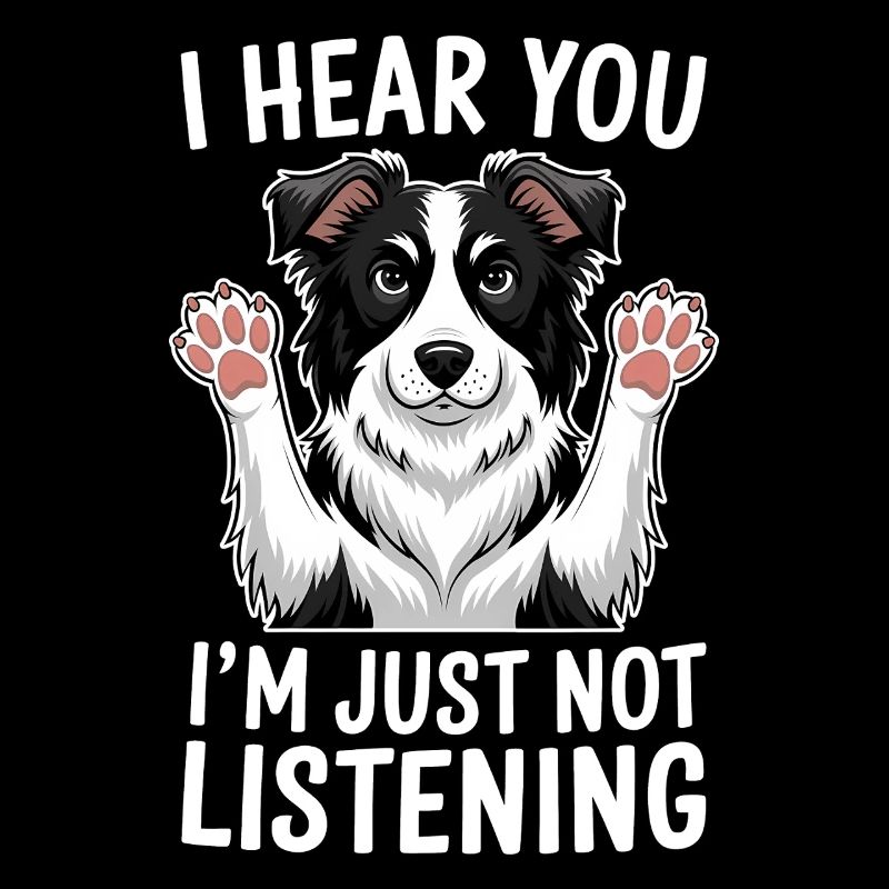 Border Collie Saying Funny Border Collie Gift
