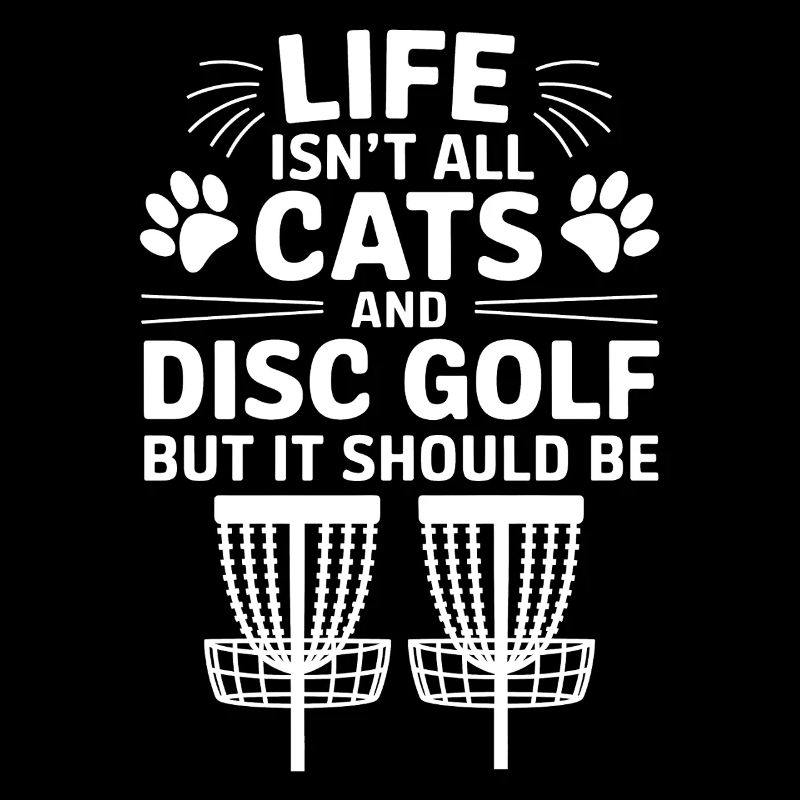 Discgolf Spruch Katzen Lustiges Discgolf Geschenk