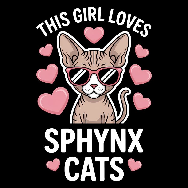 Chat Sphynx Disant Drôle Chat Sphynx Cadeau