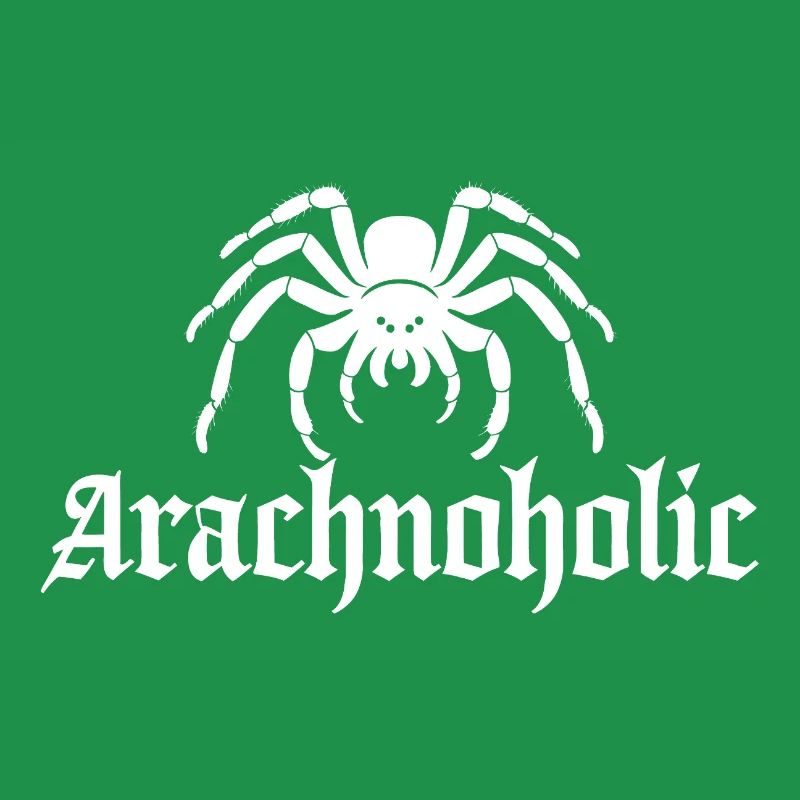 Arachnoholic Big Hairy Spider Silhouette