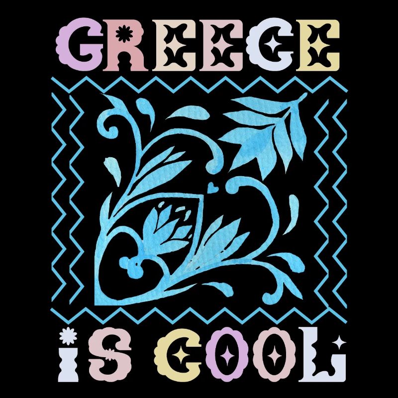 Grèce, disant, Grèce-Est-Cool, ornement