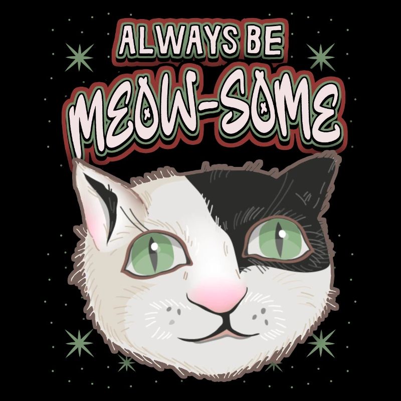 Chat avec des étoiles, drôle de dicton, jeu de mots