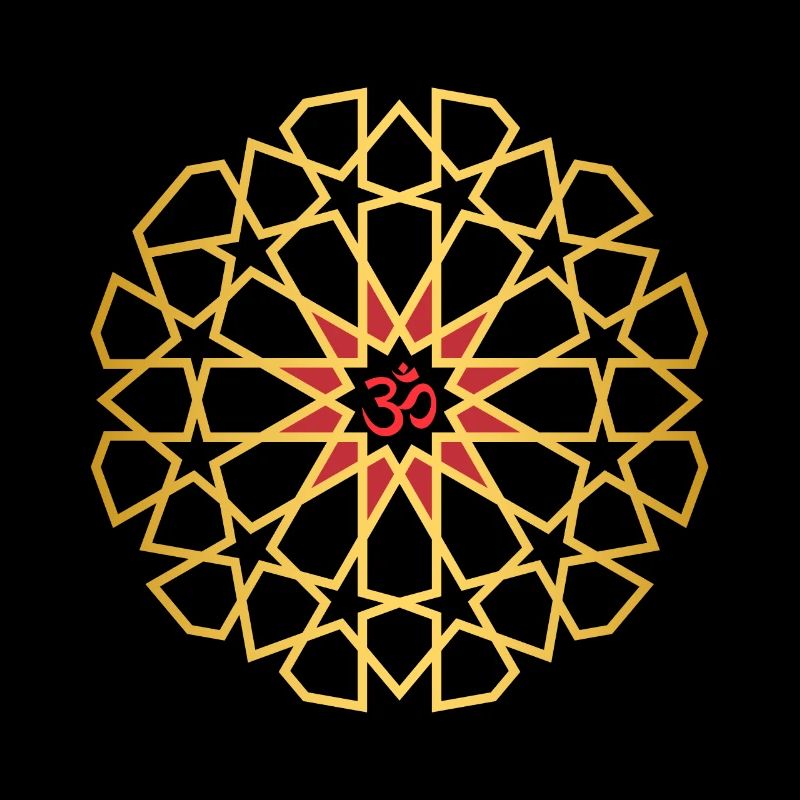 Om-Symbol Om-Zeichen Om-Mantra, Om-Mandala