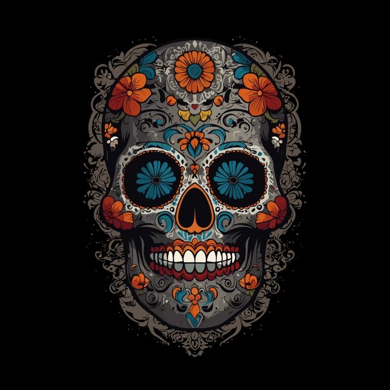 Dia De Muertos Mexico Sugar Skull Skull Design