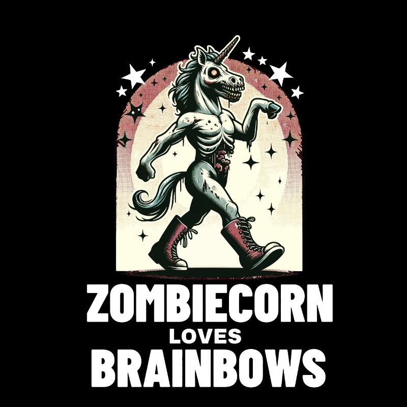 Zombiecorn aime la licorne effrayante de Brainbow