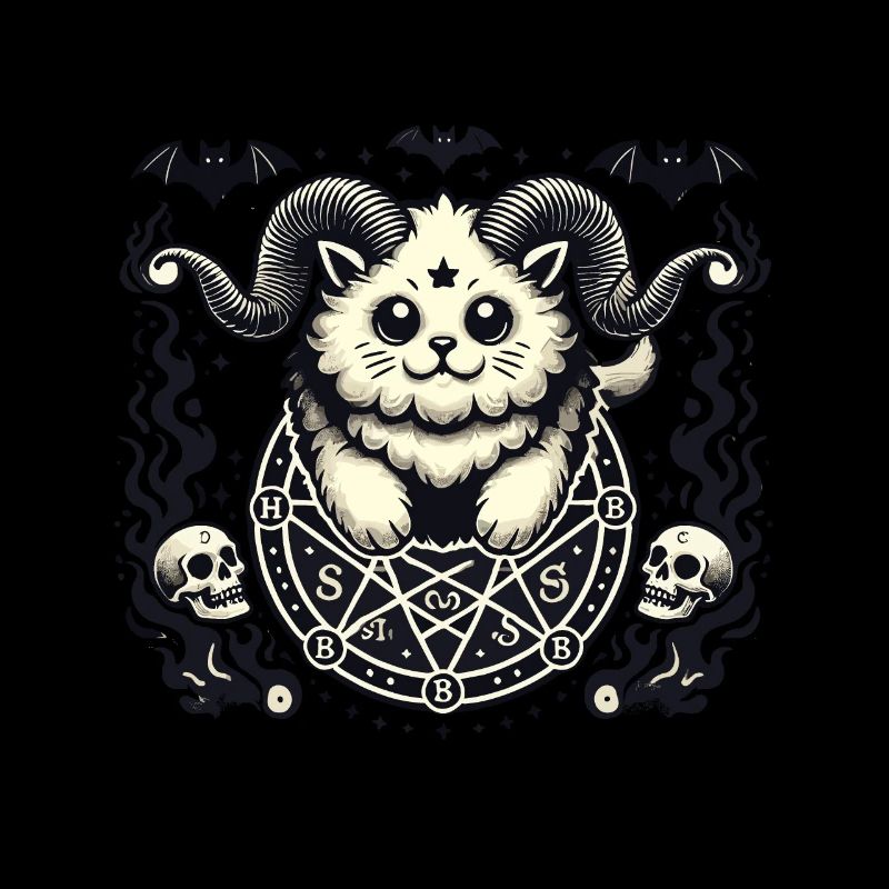 Mignon Lucifer chat drôle chats invocation