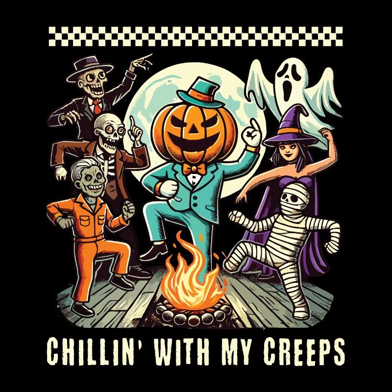 Halloween Fun with Chillin' with My Creeps