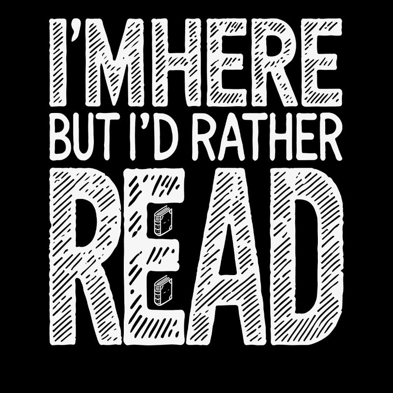 Retro Book Design Saying for Book Fan and Bookworm