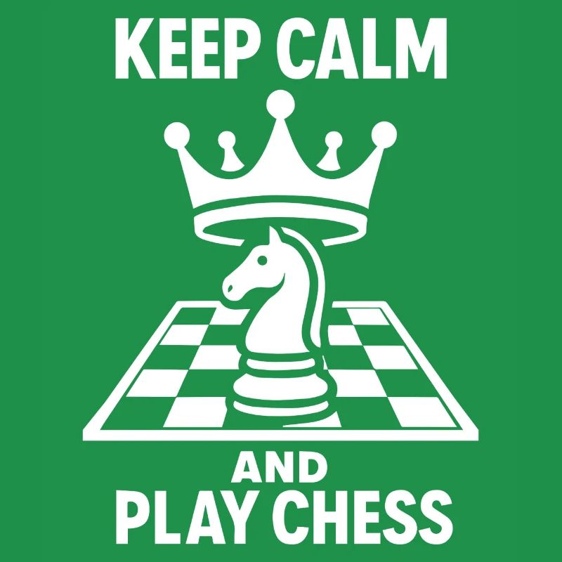Keep Calm And Play Chess Funny Chess Lovers