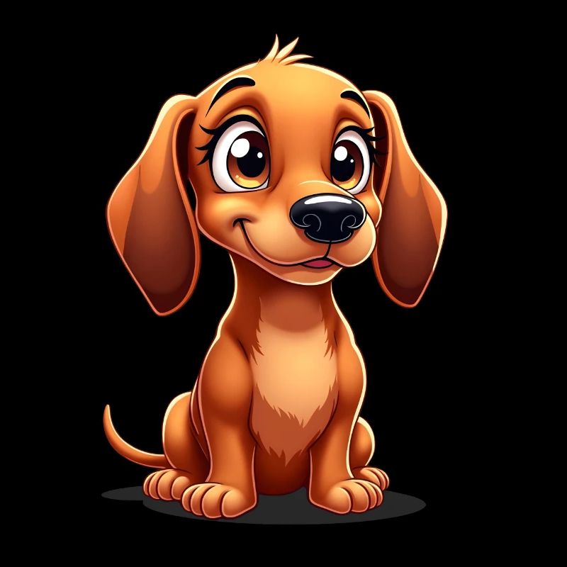 Cute Dachshund - Droll Dachshund