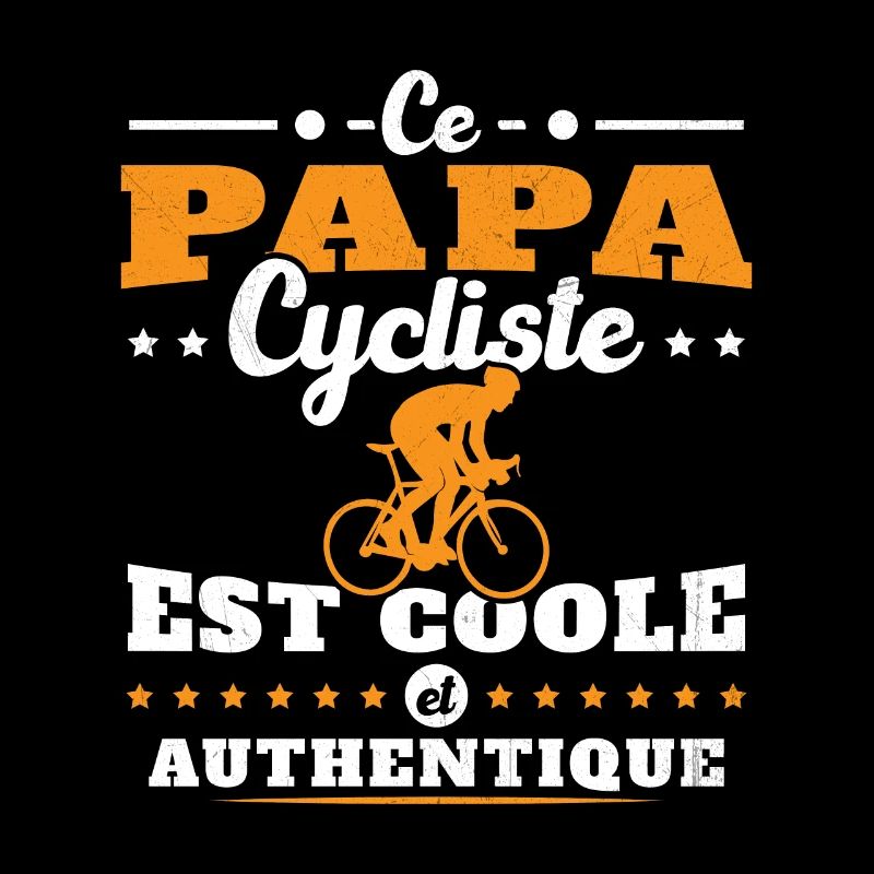 Ce papa cycliste est coole et authentique
