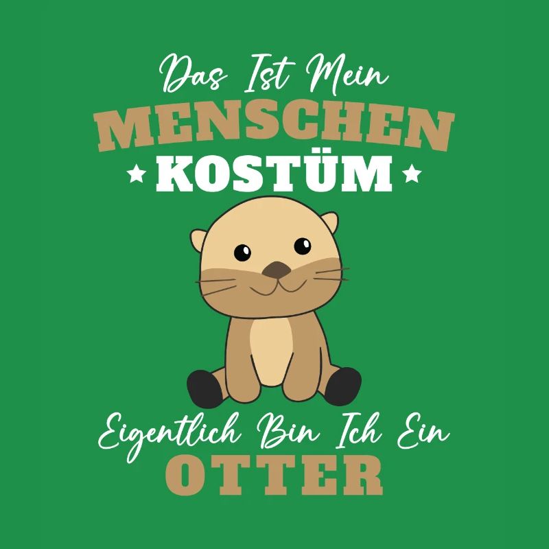 Menschen Kostüm Ich bin ein Otter