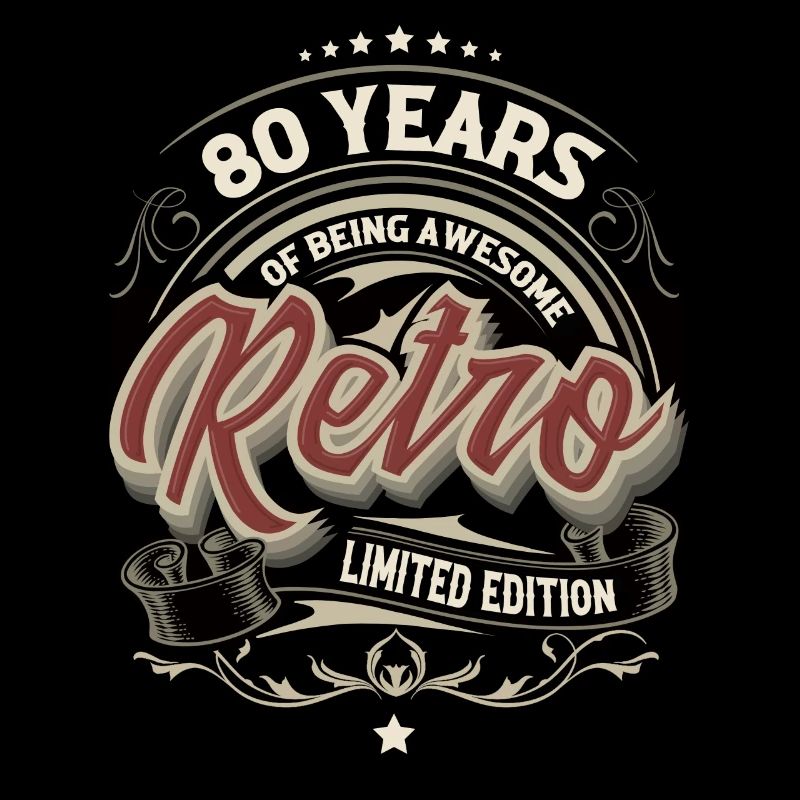 80 Year Anniversary Special Vintage Gift