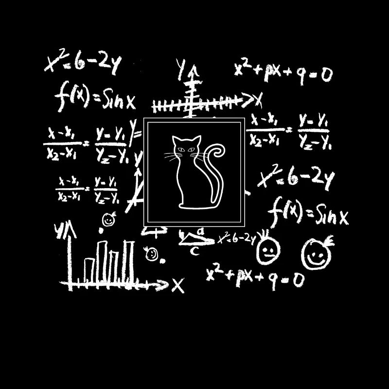 Boîte à chat de Schrödinger Nerd scientifique drôle