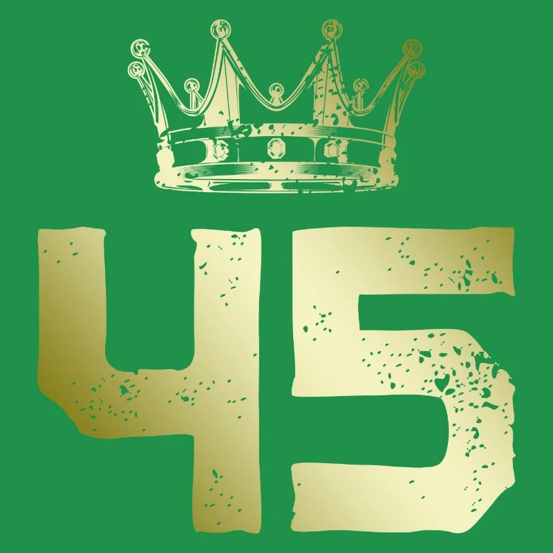 45 Number crown