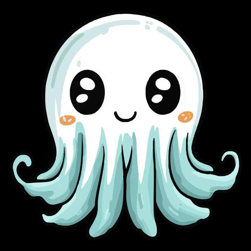Qualle Halloween Comic Geist
