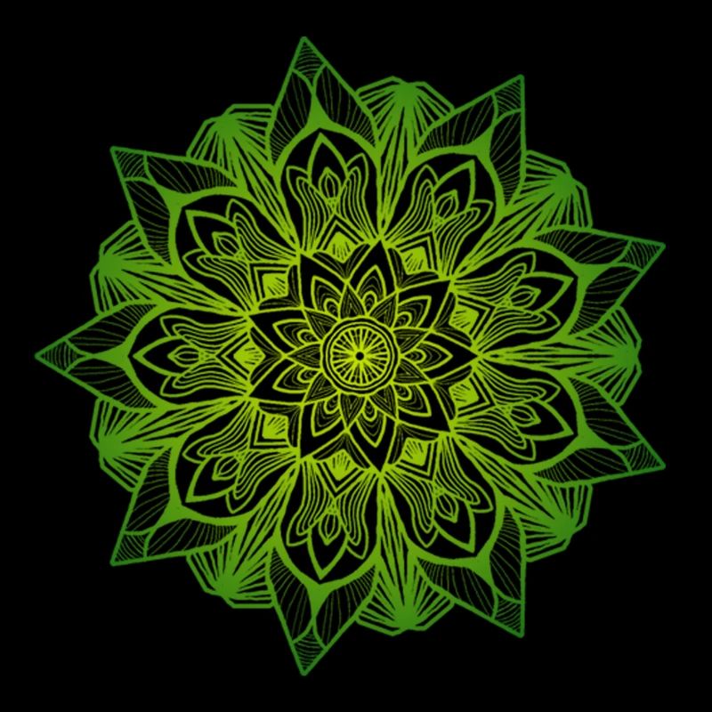 Mandala Energy Green Gradient Blast