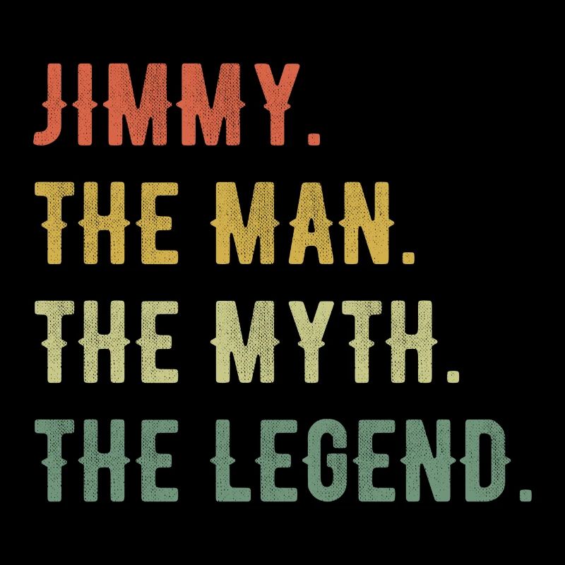 James Jimmy First Name Short Form Man Myth Legend