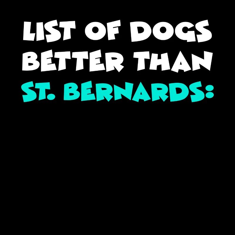 St. Bernard Bernhardiner